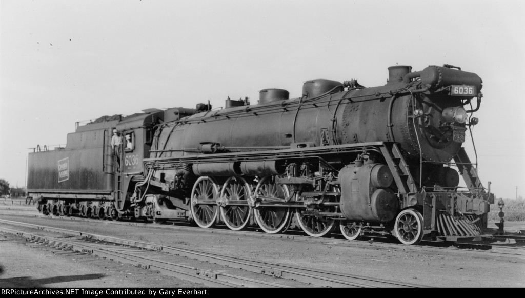 CN 4-8-2 #6036 - Canadian National